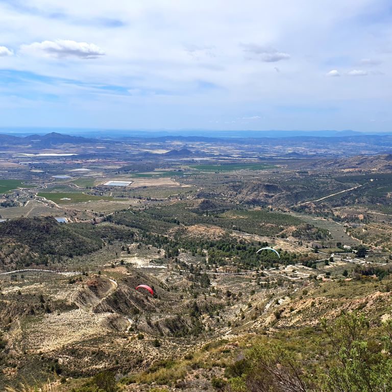 Landing in La Paellera del SoL