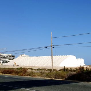 Salines de Santa Pola Mountains of SalT as high as Houses with 5 FloorS
